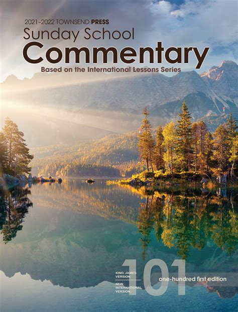 Includes lessons for September 2021 through August 2022. . Townsend press sunday school commentary 2022